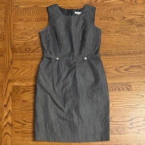 Calvin Klein Charcoal Midi Dress